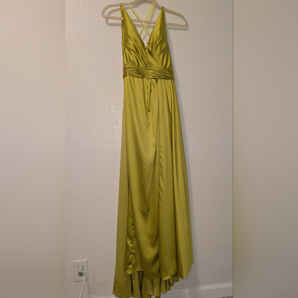 MACDUGGAL WRAP DRAPED GOWN SIZE 8 - Picture 3 of 11